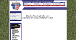 Desktop Screenshot of georgia.nations-baseball.com